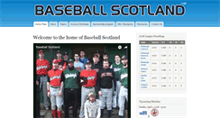 Desktop Screenshot of baseballscotland.com