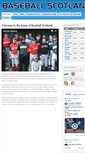 Mobile Screenshot of baseballscotland.com
